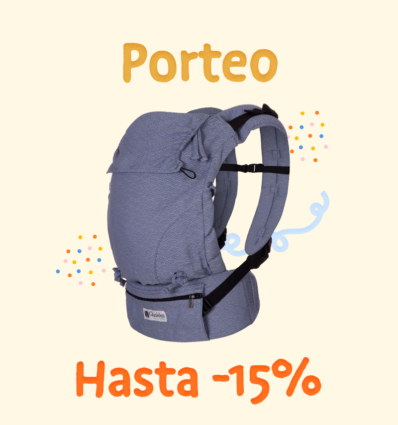 mochilas portabebes en descuento en quincena del bebe